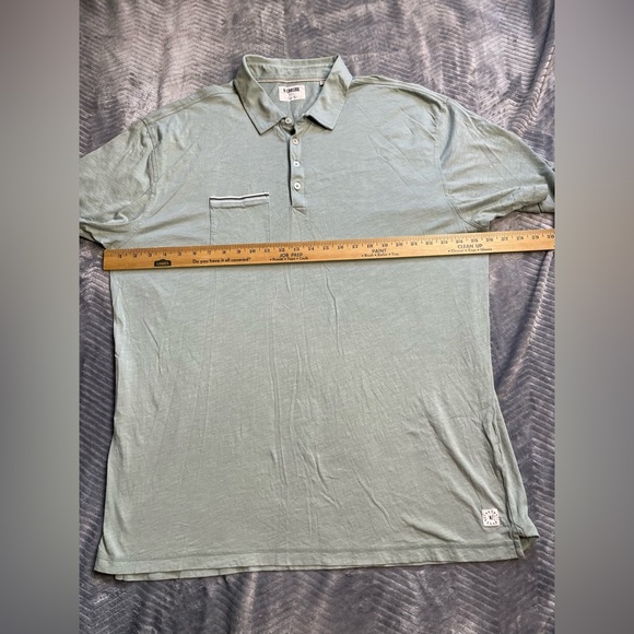 Mens Linksoul Luxury Cotton Light Sage Green Polo Shirt XXL - Picture 4 of 6